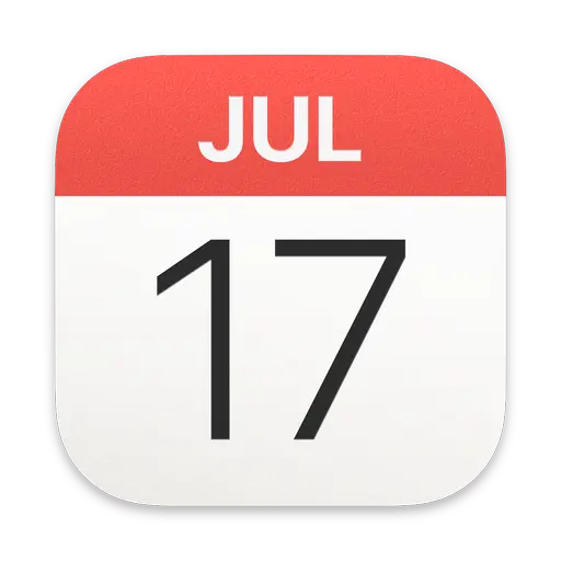 Apple OS Calendar Logo