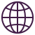 Global network connectivity icon