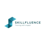 Skillfluence logo featuring geometric shapes with the tagline Training with Impact.